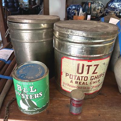 Vintage Advertising Tins