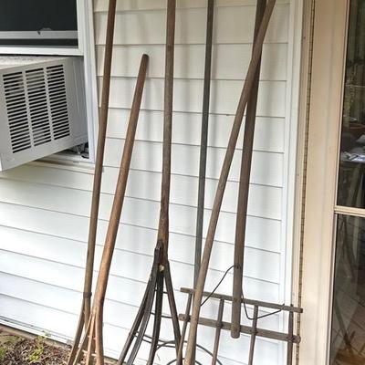 Wood Farm Tools