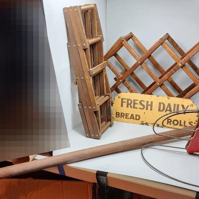 Antique Wooden & Metal Housewares
