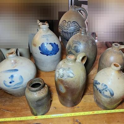 Antique Clay/Stoneware Jugs
