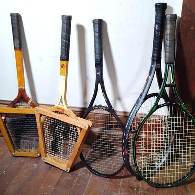 Vintage & Modern Tennis Rackets 
