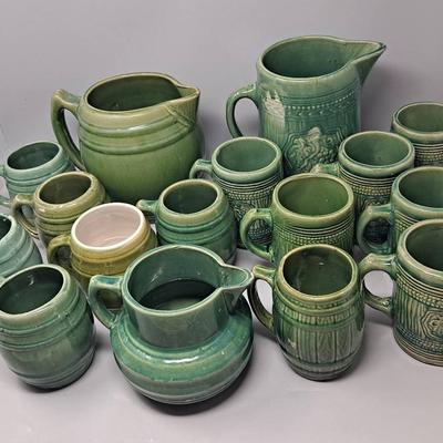 Vintage McCoy Pitchers and Mugs