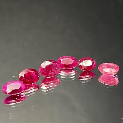 Ruby Ovals 6.10 CTTW 7x5mm