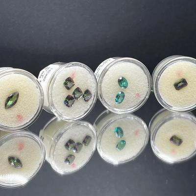 14.10 CTTW -Treated Topaz, Treated Teal Topaz, Vapo Treated Topaz- Mixed Shapes