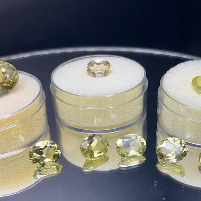 Lemon Quartz 33.45 CTTW - Large Stones 17.75 CTTW, Sizes 8x6mm to 17x12mm