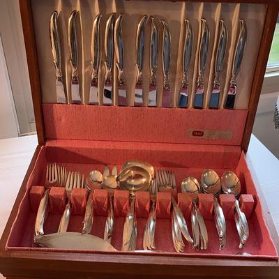 MCM Rogers bros Flair Pattern Silver Plate