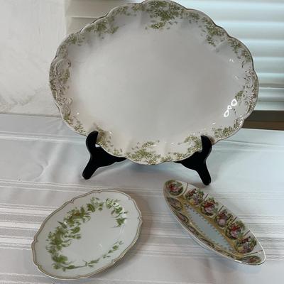 Doulton And Limoges Antique Plates