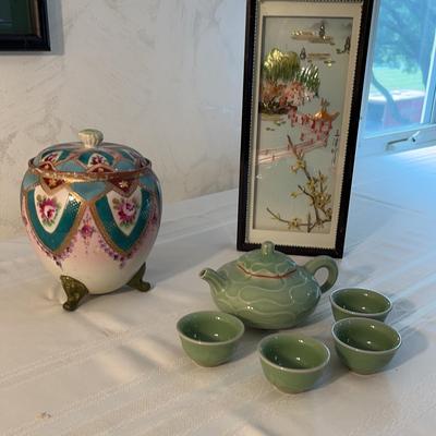 Asian Tea Set And Collectibles