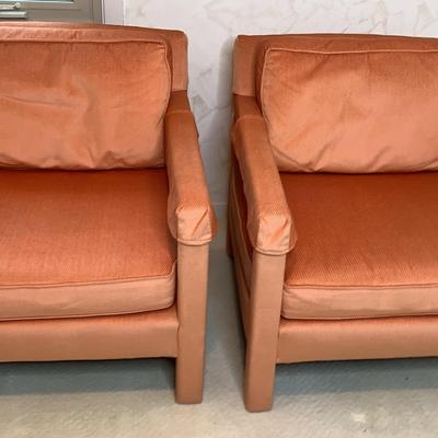 2 Flair By Bernhardt Custom Mid Century Chairs