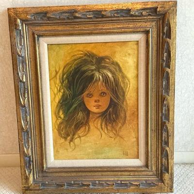 Young Girl Signed “Niko” & Little Boy Signed “Blue” Lot Of 2