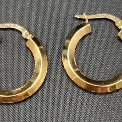 GCJ 14k Hoop Earrings 
