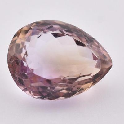 11.2 Carat Natural Unheated Pear Ametrine - VVS
