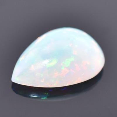 2.7 Carat Natural Unheated Pear Fire Opal Cabochon - AAA