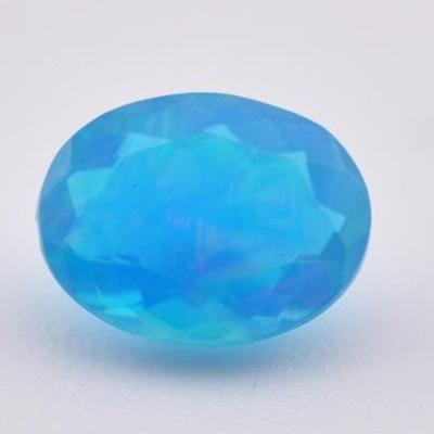 1.0 Carat Oval Blue Opal