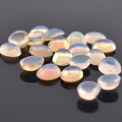 4.4 TCW Natural Unheated Oval Fire Opal Cabochon Parcel - AAA