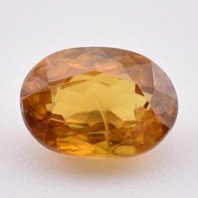 1.1 Carat Natural Unheated Oval Yellow Sphene - SI1
