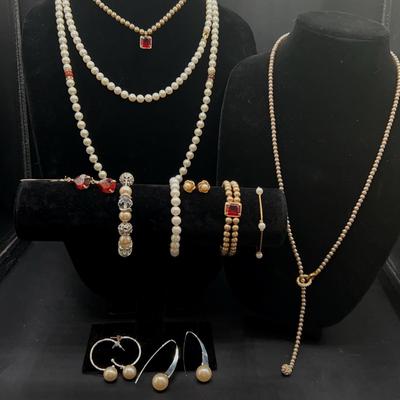 Pearl Themed Costume Jewelry 