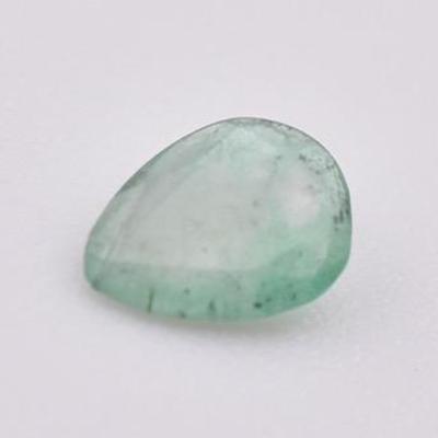 0.5 Carat Natural Unheated Pear Emerald
