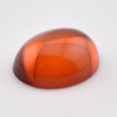 0.9 Carat Oval Amber Cabochon