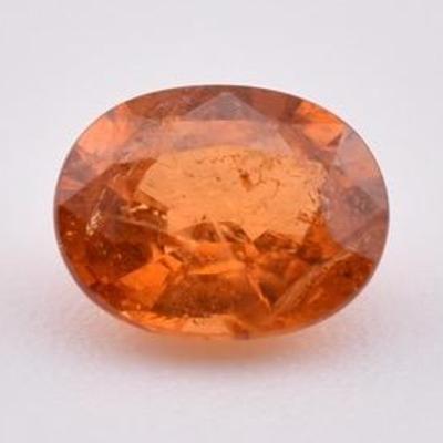 1.2 Carat Natural Unheated Orange Spessarite Garnet