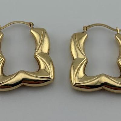 14k Yellow Gold Earrings