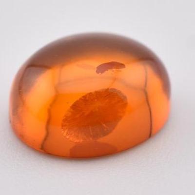 2.2 Carat Oval Amber Cabochon