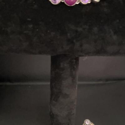 Amethyst And Pearl Themed Jewelry