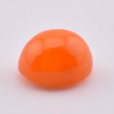 2.4 Carat Oval Orange Fire Opal Cabochon - AAA