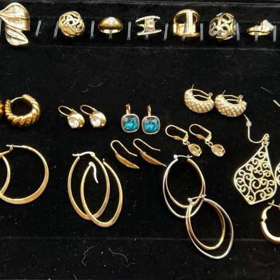 Gold Toned Costume Jewelry 