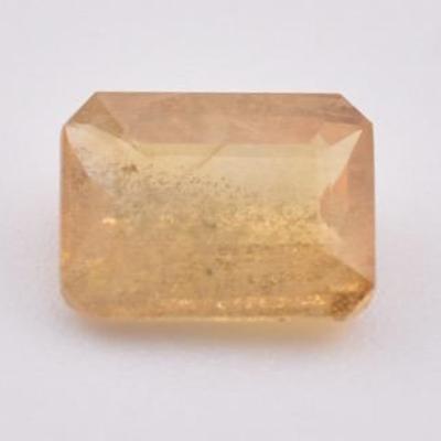 2.0 Carat Emerald-Cut Treated Yellow Sapphire - SI1