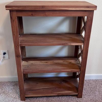 Solid Walnut Shelving Unit