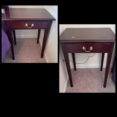 Pair Of Side Tables With One Drawer