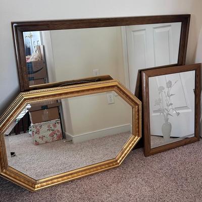 Collection Of Three Wall Mirrors