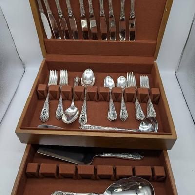 50 Pc. Wallace Sterling Silver Flatware Set