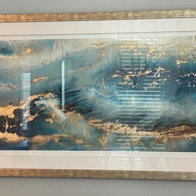 Large Abstract Wall Art “Tidal 3” Print-Signed & Numbered 