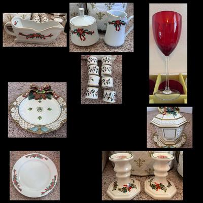 Christmas Dish Mystery Lot