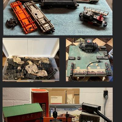 Lionel Train Cars, Track, and Accessories