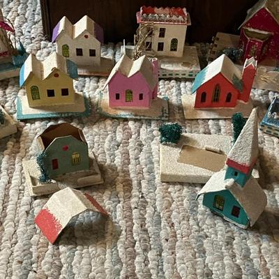 Vintage Christmas Putz Houses