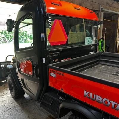 Sale Photo Thumbnail #31: PRE SELLING $23,000
2018 Kubota RTV X1100C Utility Vehicle with Sno-Way V-Plow
 
218 Hours ???Less than 8hrs since last service???
 
·        Full Cab with Heat and Air Conditioning
·        4x4
·        Differential Lock
·        Front Brush guard
·