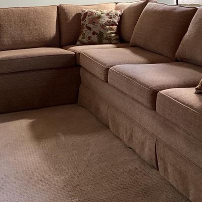 Tan/Beige Sectional 