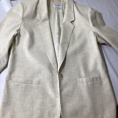 Alfred Dunne Cream Color Blazer Coat