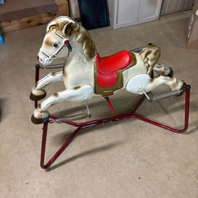 Vintage Spring Rocking Horse Ride On Toy 