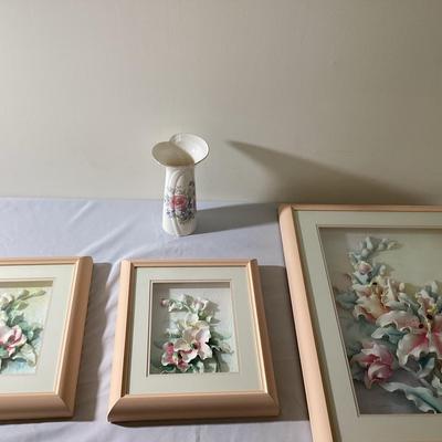 Floral Art And Vase