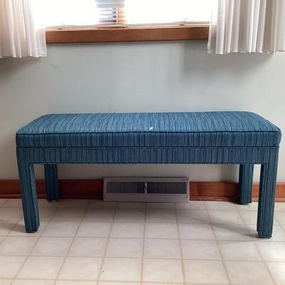 Multi-Color Fabric Bench