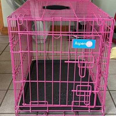 Pink Dog Cage