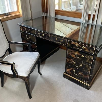 Chinoiserie Desk + Chair 