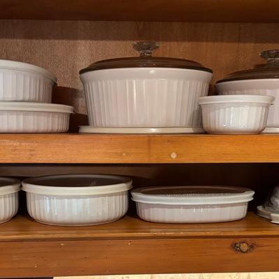 French White Corning Ware