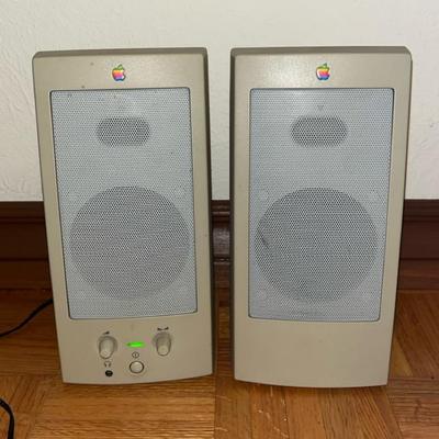 Old Apple Computer Speakers