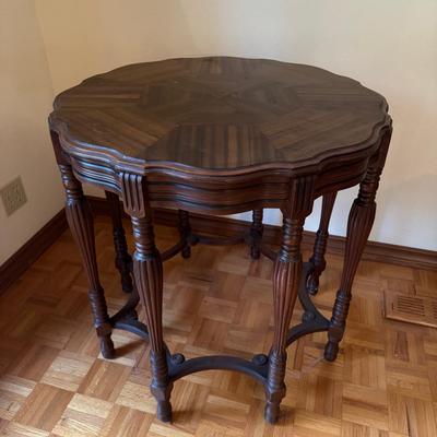 Octagon End Table