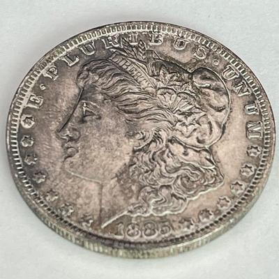 1885-O Morgan Silver Dollar – New Orleans Mint Lot A